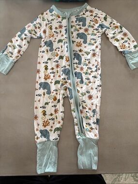 Emerson and Friends Footie PJ’s with Manatee’s